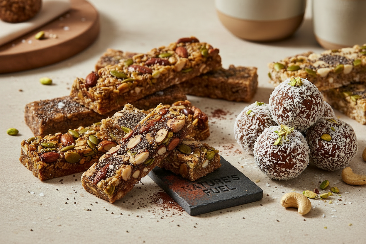 Healthy Nutrition Bars and Protein Laddoos